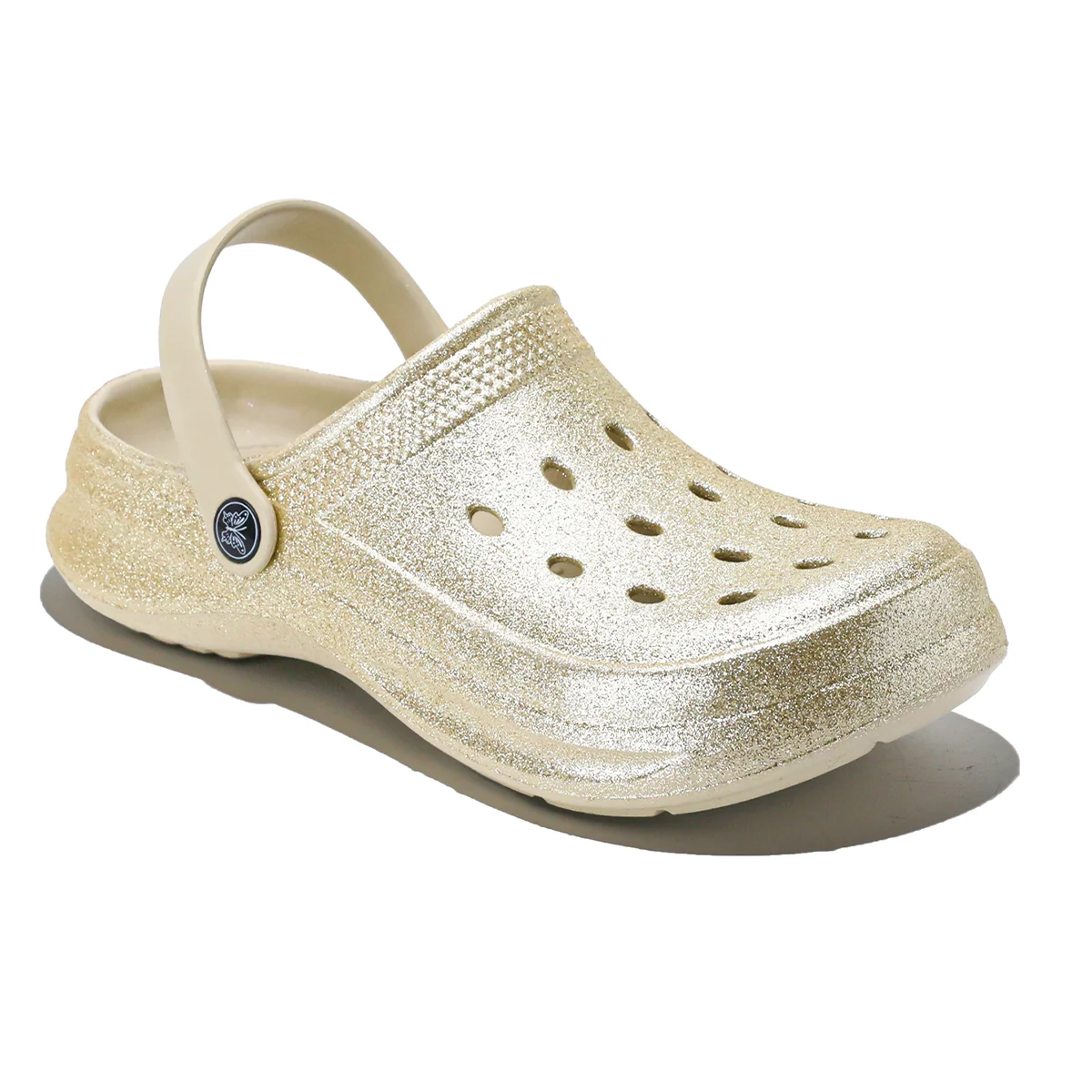 Glitzer-Clogs, Leichte EVA-Gartenschuhe, Wasserdichte Rutschfeste Sandalen, Bequeme Slip-On Schuhe für Drinnen und Draußen 816 – Detail 24