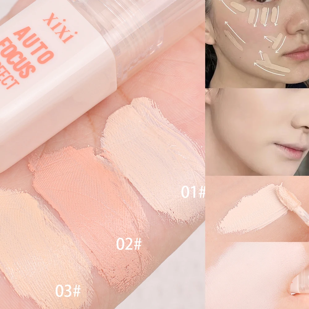 Matte Vloeibare Concealer Foundation Waterdichte Duurzame Volledige Dekking Acne Spot Donkere Kringen Contour Concealer Face Make-Up Cosmetisch