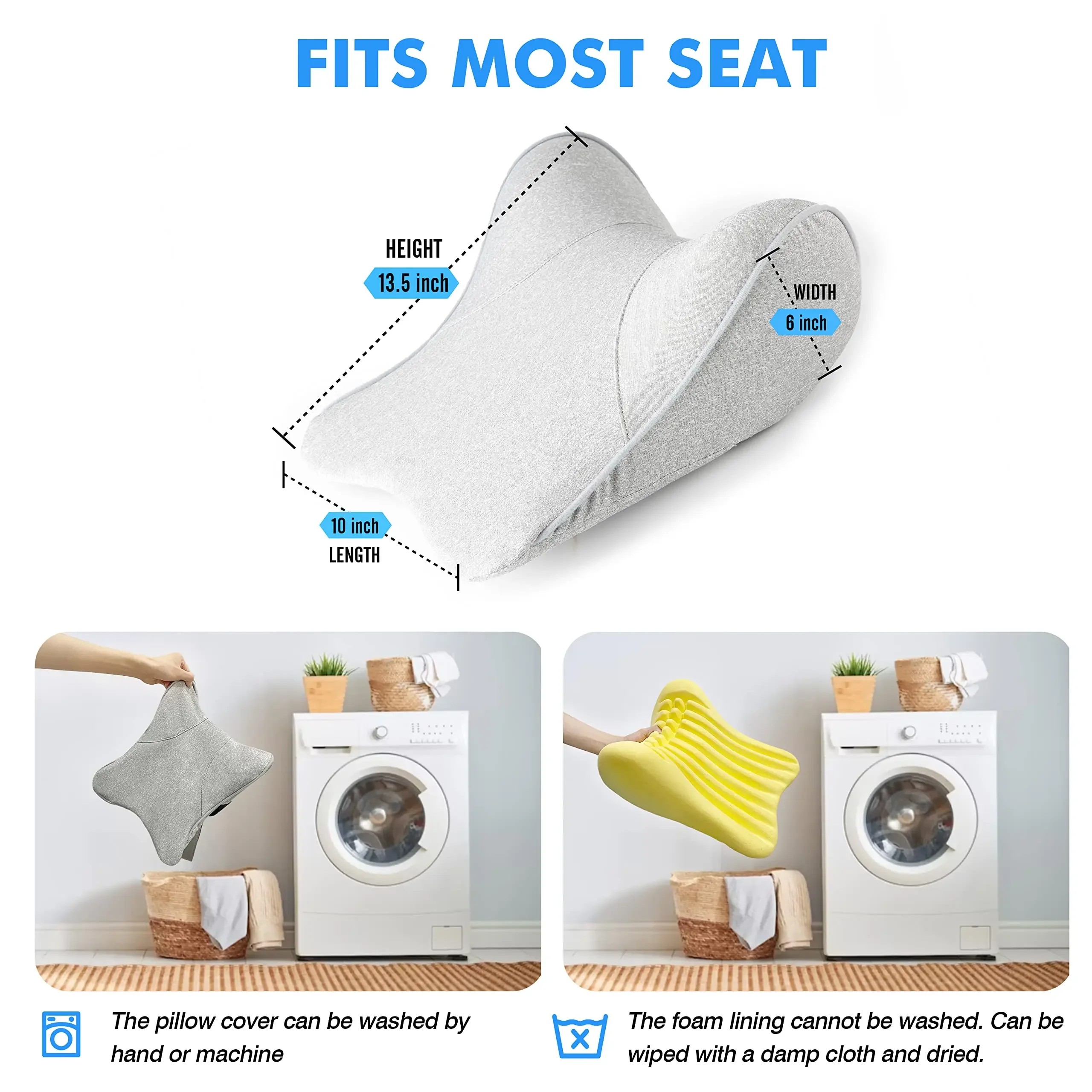 Hot Selling Neck Pillow For Traveling Car U Shape Car Neck Pillow For Driving Seat Car Headrest Pillow With Adjustable Strap