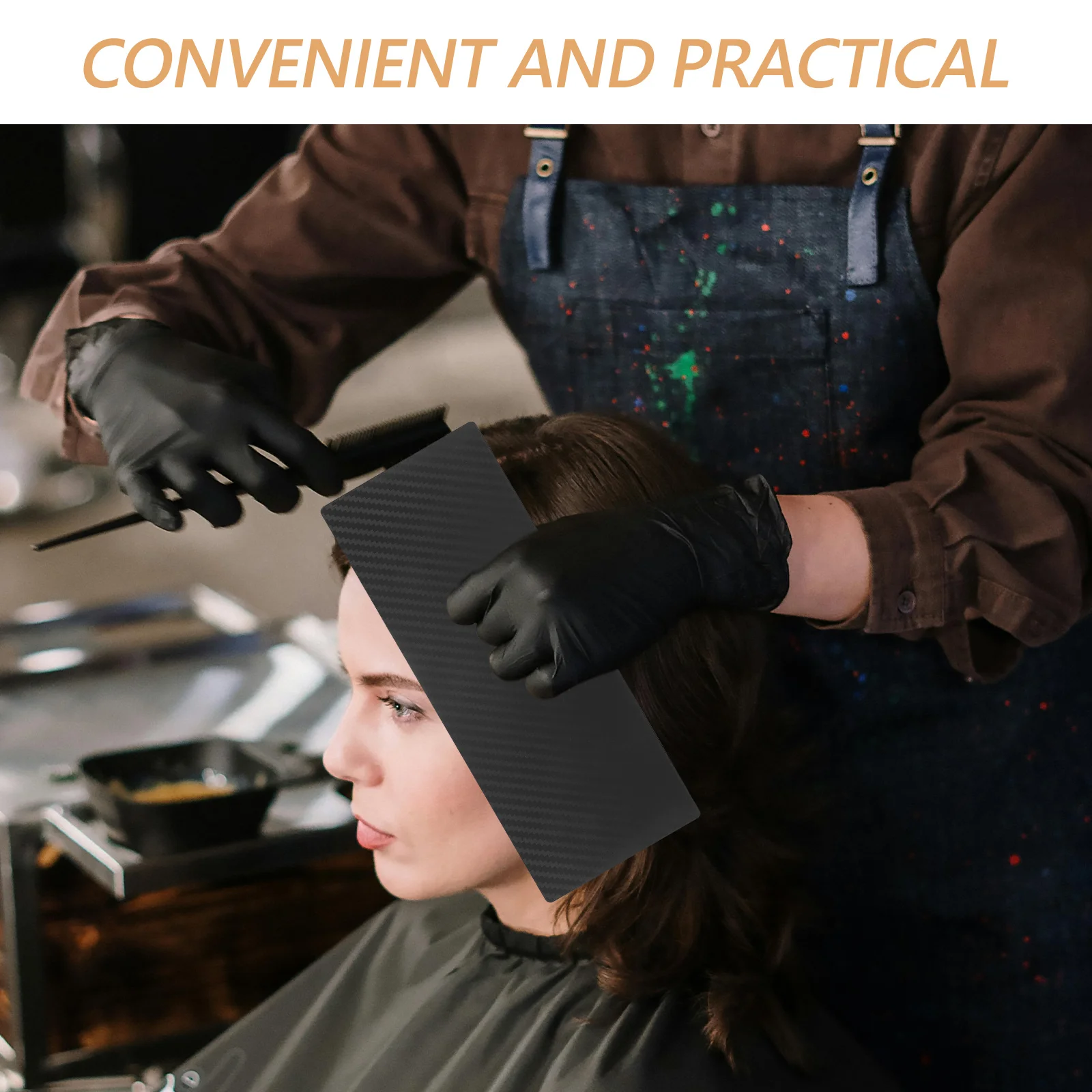 

Hair Dye Highlighting Board Set Multi Functional Hair Color Tool for Salon and Home Use Professional Kit