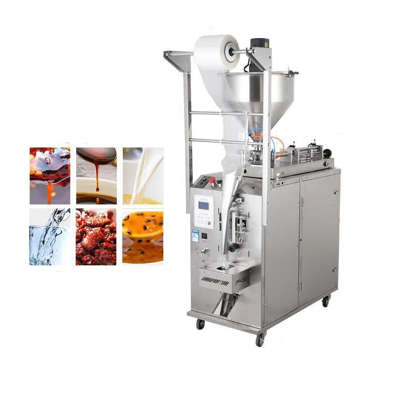 

Горячая продажа, автоматическая упаковочная машина для соуса, упаковочная машина для кетчупа, томатной пасты