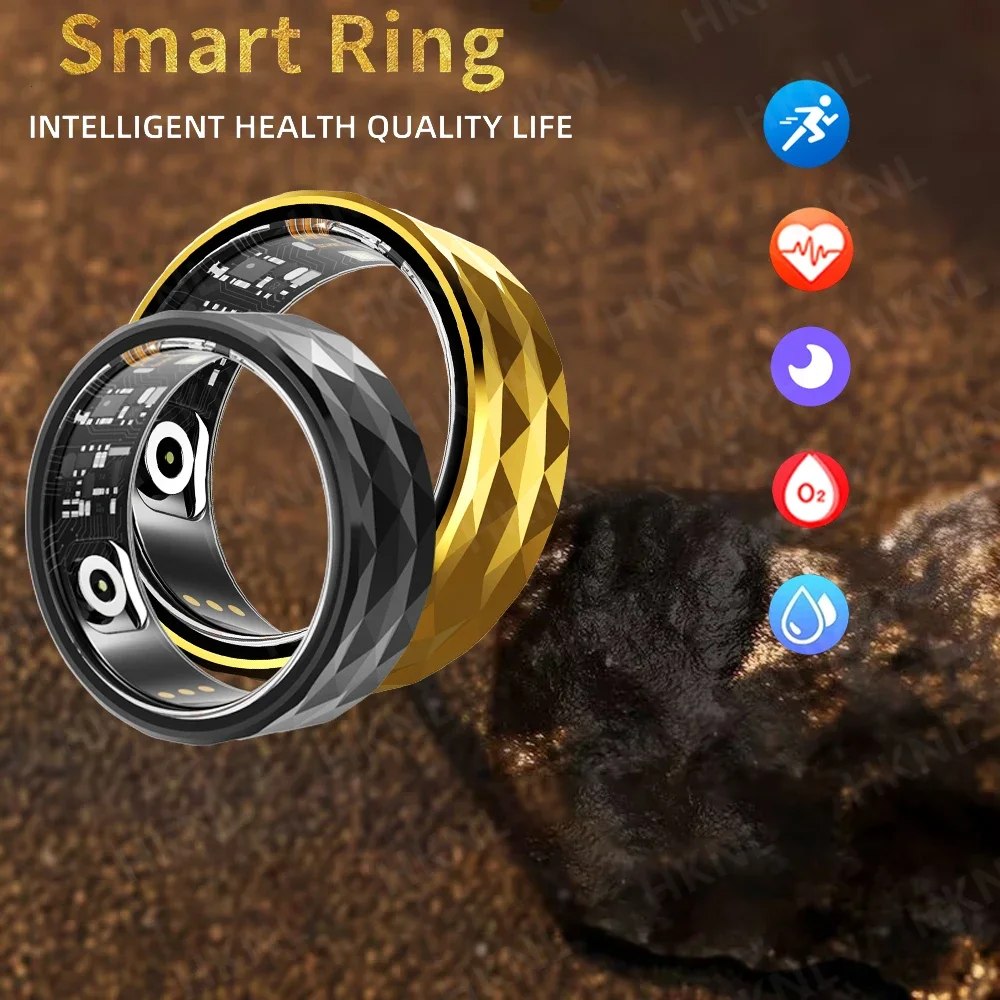 Smart Ring 2024 New Intelligent Body Temperature Multifunctional Sleep Health Monitor Waterproof Tracker For Xiaomi Android IOS