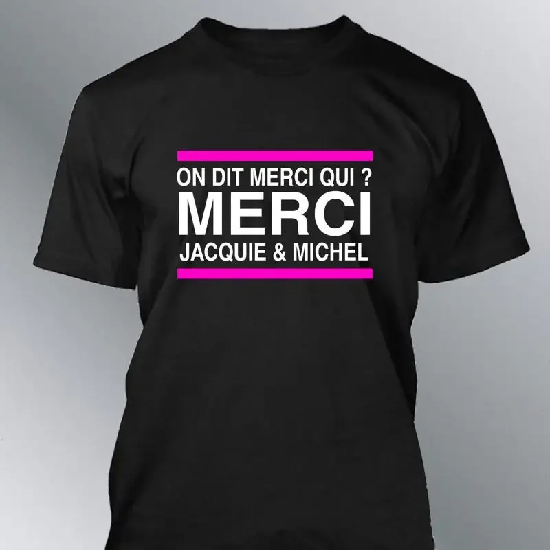 شكرًا تي شيرت جاكي ميشيل للرجال للهواة الفكاهة X