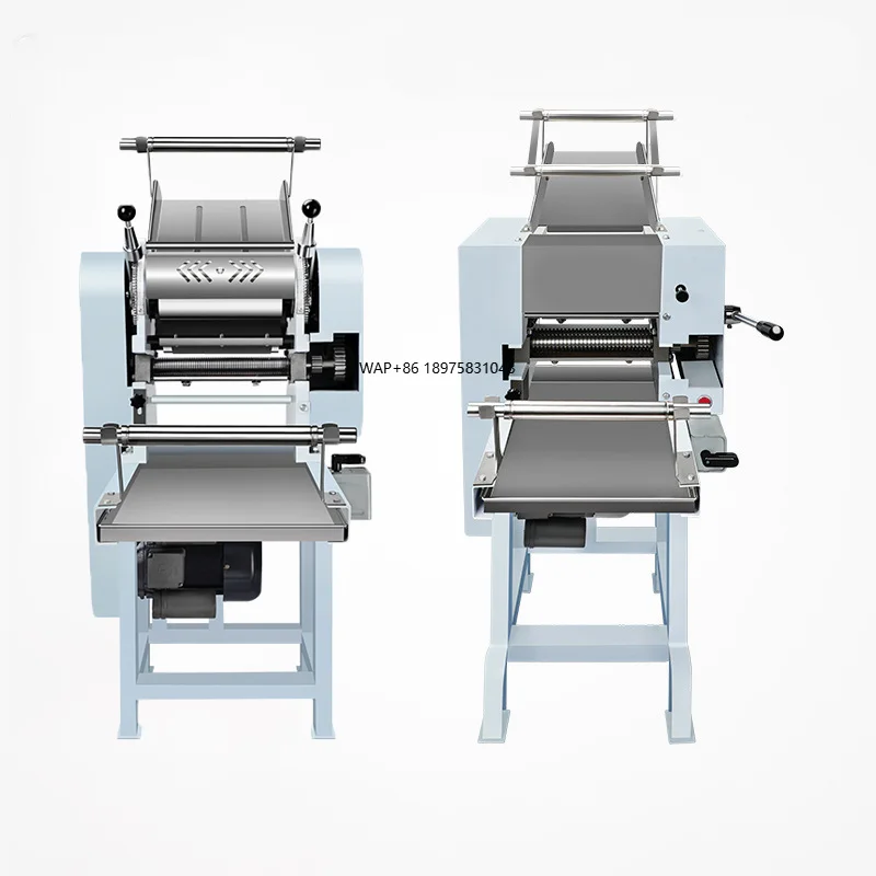 

Commercial Stainless Steel Electric Noodle Machine Desktop Vertical Multifunctional Press Cutting Slicing Rolling 135