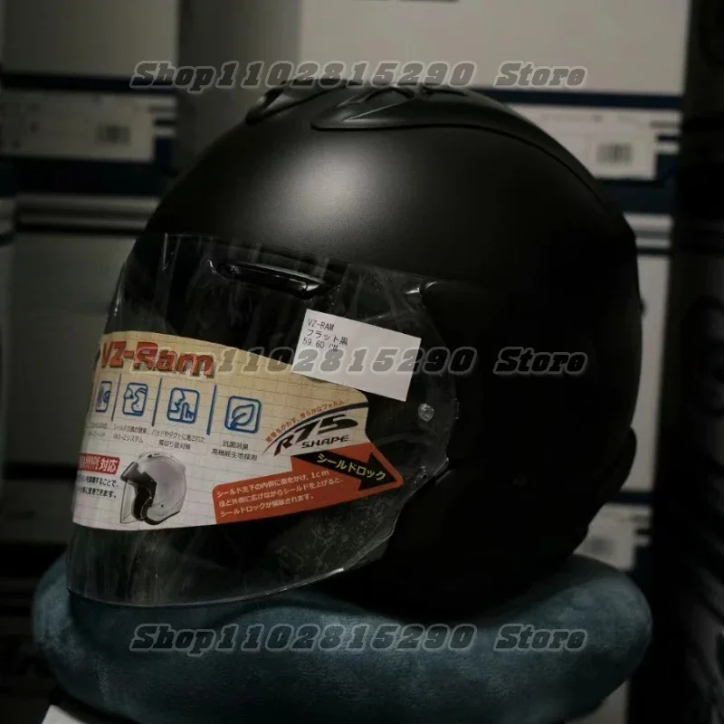 VZ-RAM Matte Black Half Helmet Unisex Motorcycle Off-Road SZ-R VAS Helmet Downhill Racing Mountain Cross Casco Capacete