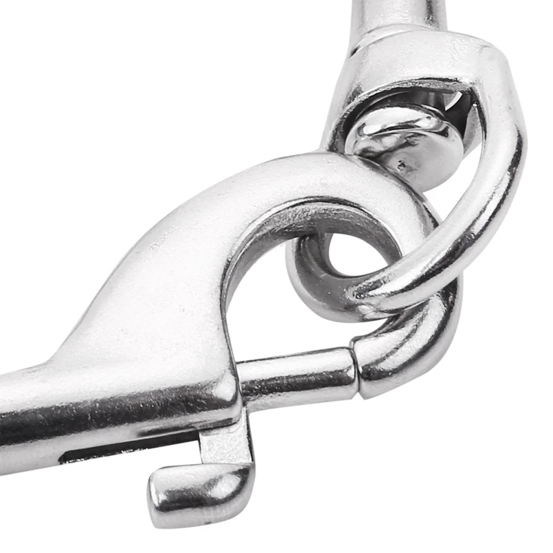 5 ชิ้นสแตนเลส 70 มิลลิเมตรดําน้ําคลิป, หมุน Snap Hook Dive Single Ended Swivel Eye Bolt Hook Buckle คลิปสุนัข