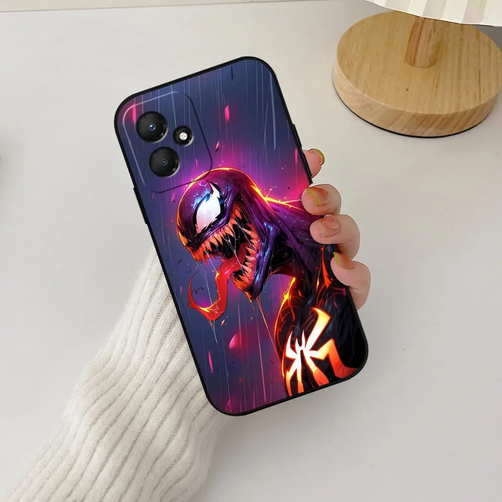 Hot Marvel Heros Venom Cool Phone Case For Infinix HOT 50 30 30I 20 20S 20I 12 11S 11 10 10S 10I 9 8 Play Black Silicone Cover