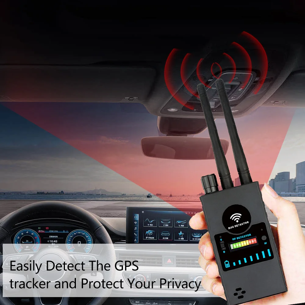 

G528B 2.4G Wifi RF Signal Finder Anti Candid Camera Detector Spy Hidden Cam Audio Bug GPS Tracke GSM Wireless Device Scanner