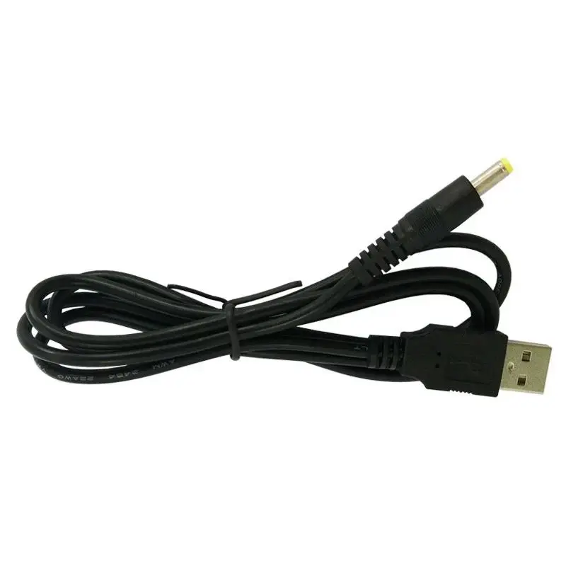 Cable de alimentación USB macho a DC4.0, Cable de carga de CC de 4,0mm x 1,7mm, 80CM