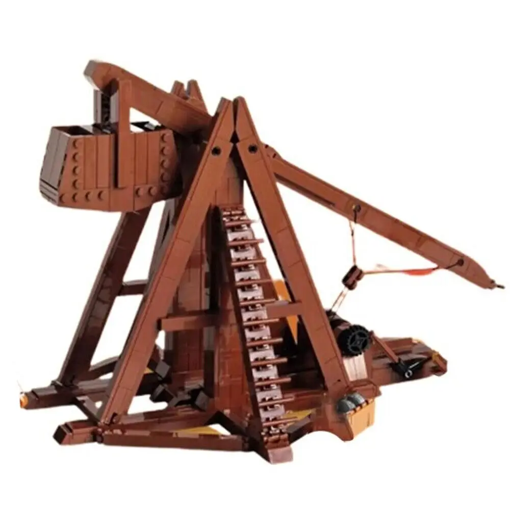 

Medieval Trebuchet Building Toys Set for Collection 699 Pieces MOC Build