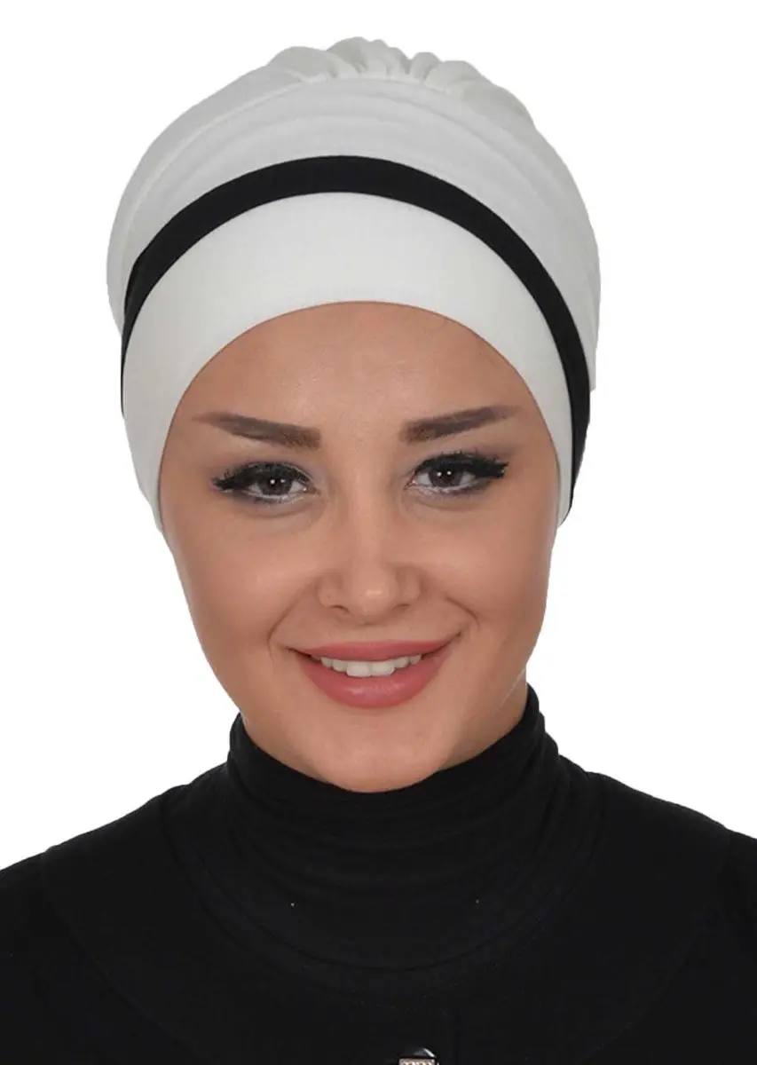 Doppel farbige gekämmte Knochen creme