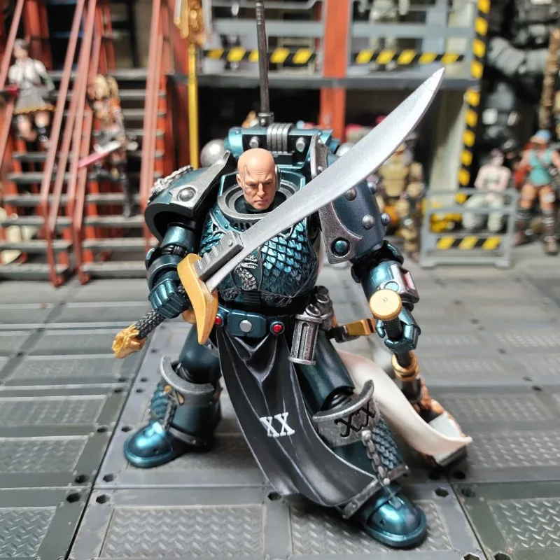 JOYTOY Warhammer 30K Alpha Legion 1/18 Actionfigur Warhammer The Horus Heresy Joint Movable Game Doll Collection Männer Spielzeug Geschenke