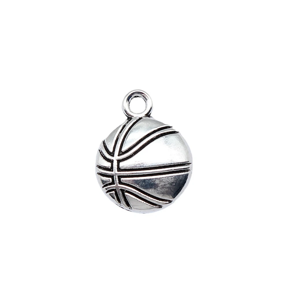 Bag Charm Basketball Charms For Jewelry Making 18x14mm 20pcs