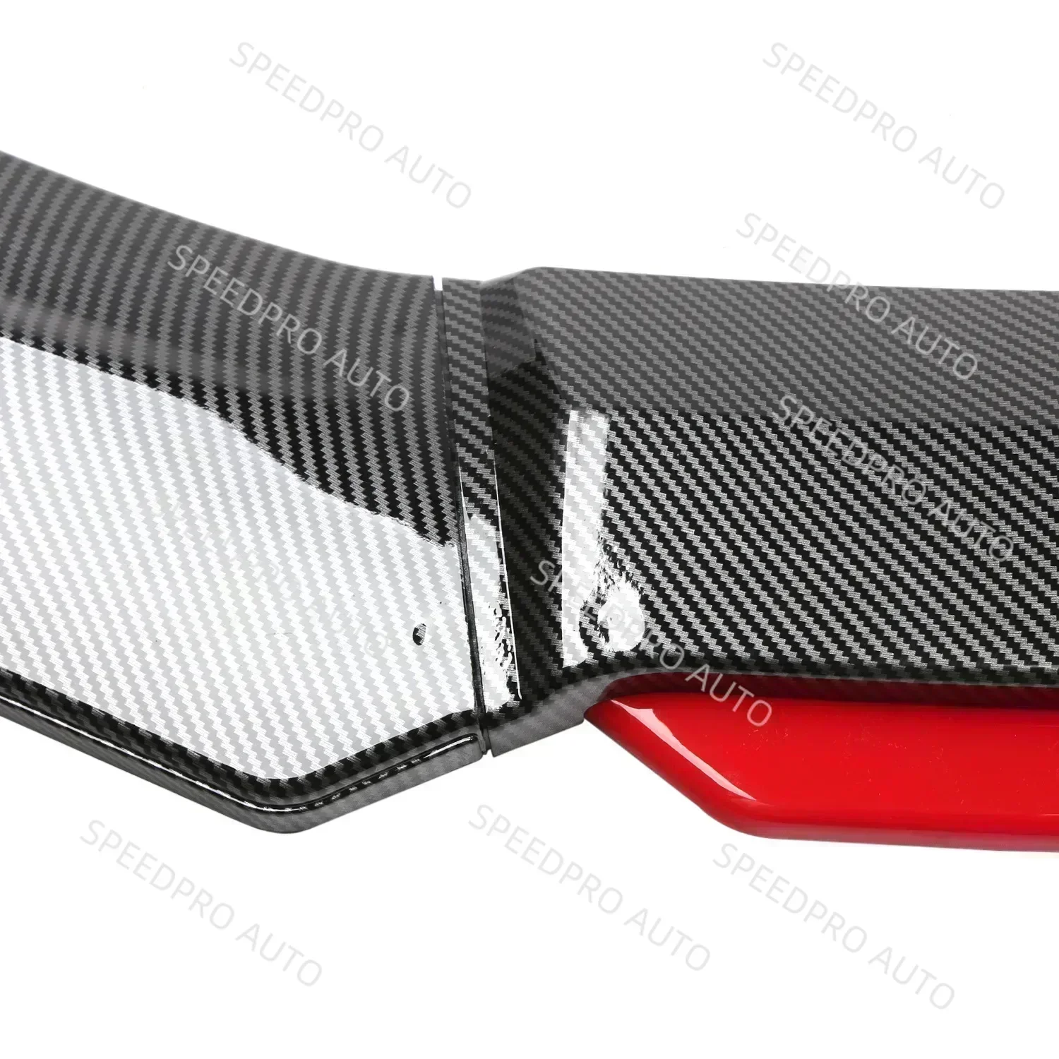 المصد الأمامي الشفاه ل مونت كارلو 2000-2007 سيارة المفسد الفاصل طقم الجسم ABS الوفير Canard الشفاه الفاصل اكسسوارات أسود #2