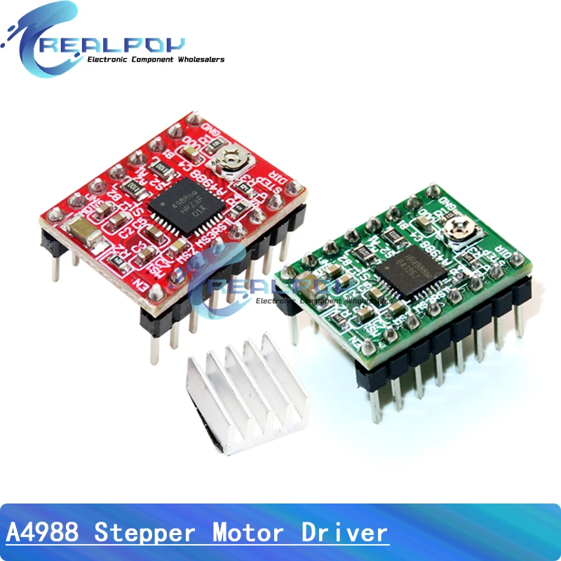 CNC 3D Printer Parts Accessory Reprap pololu A4988 Stepper Motor Driver Module with Heatsink for ramps 1.4 for arduino