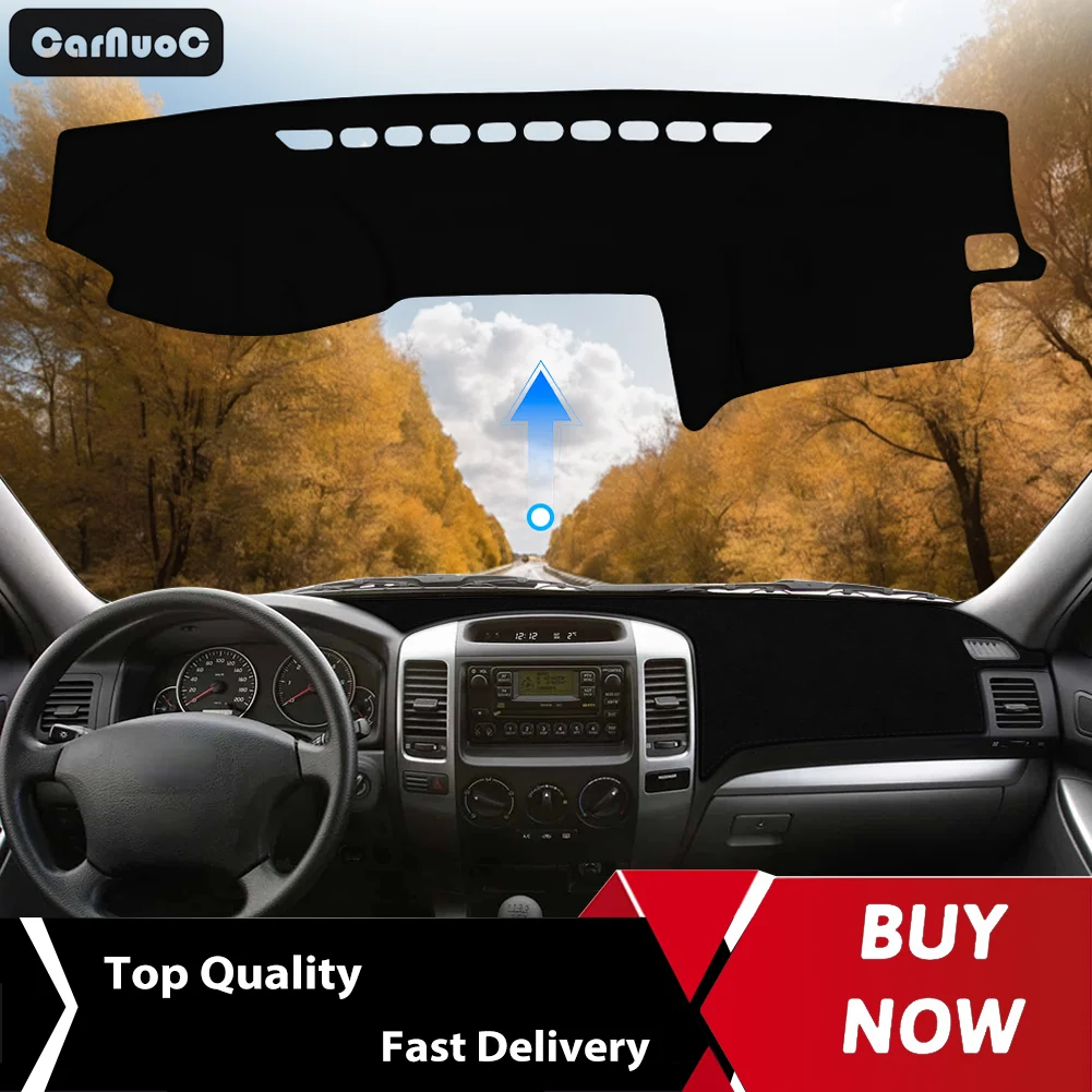 Защитный коврик для приборной панели с защитой от ультрафиолета-солнцезащитный козырек для салона автомобиля, приборная панель для Toyota Prado Lexus GX470 J120 2003-2009