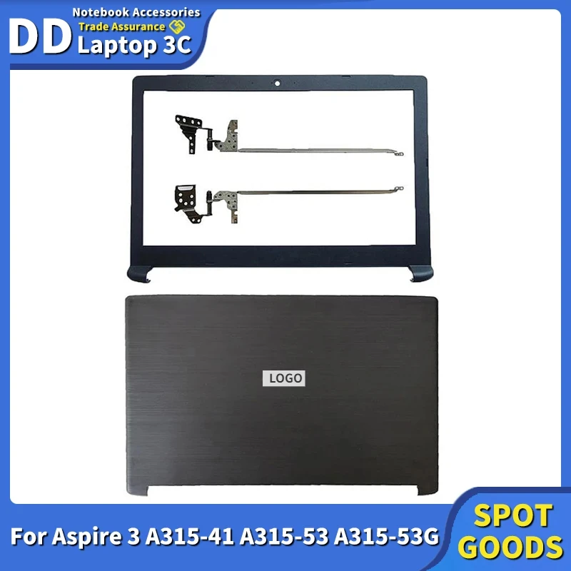 

New For Acer Aspire 5 A515-51 A515-51G Aspire 3 A315-51 53 A615-51 N17C4 Laptop LCD Back Cover/front bezel/Hinges Laptop Shell