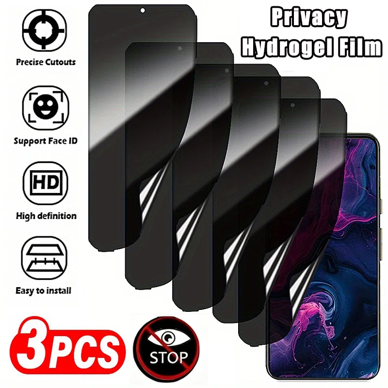 3 Stücke Anti Spy Privatsphäre Hydrogel Für Google Pixel 6 6a 7 7a 8 8a Für Pixel 6Pro 7Pro 8Pro Screen Protector Flim