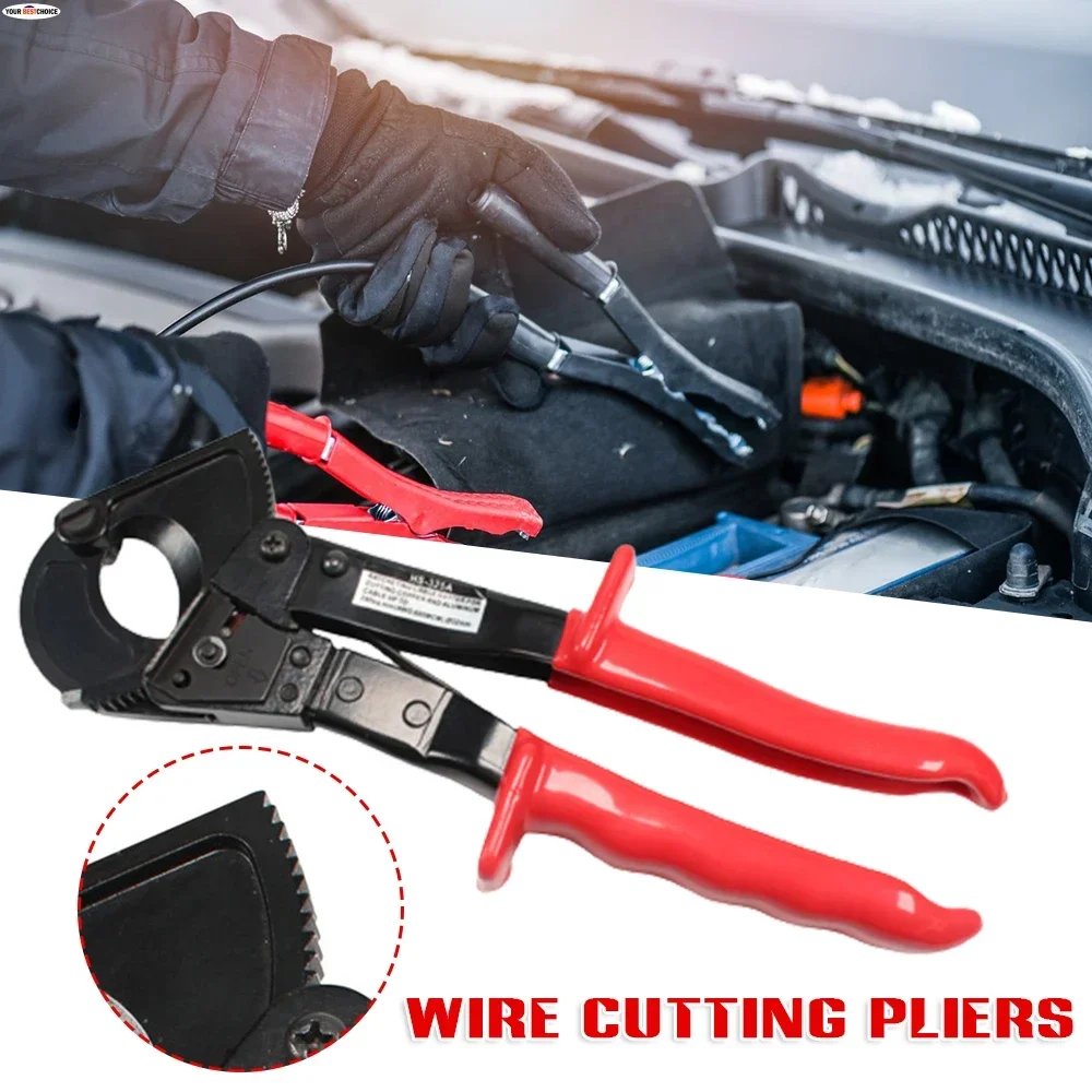 labor saving ratcheting cabo cortador isolados fio corte alicadores professional ratcheting crimper terminal ferramenta crimper hs325a 01