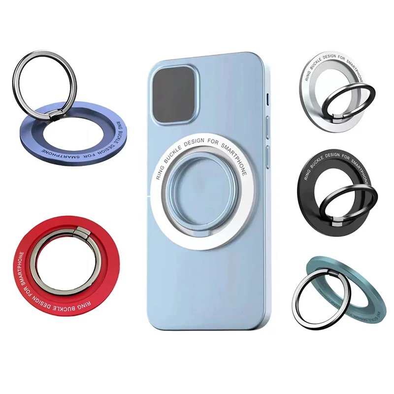 

Магнитный кольцевой держатель для мобильного телефона, совместимый с iPhone 16, 15, 14, 13, серии для Apple MagSafe, съемная ручка для сотового телефона, подставка