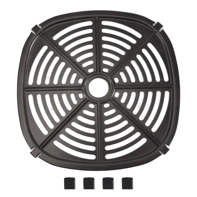 A05G-Air Fryer Grill Crisper Tray For Dash 2.6QT Tasti-Crisp Digital Air Fryer With Air Fryer Rubber Feet