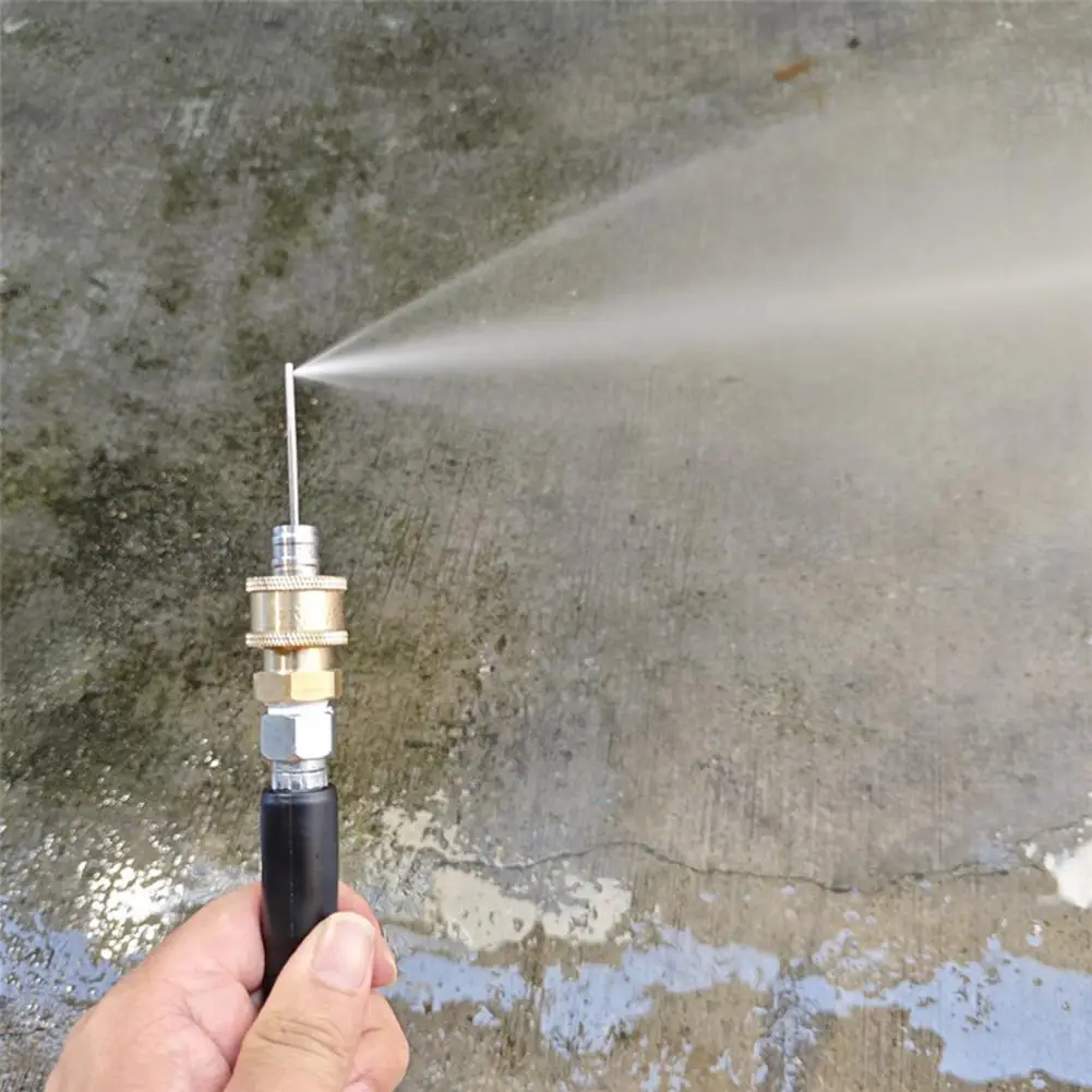 

Stainless Steel Pressure Washer Nozzle High Pressure Washer Nozzle Kit with Quick Connect System Stainless Steel for Ac