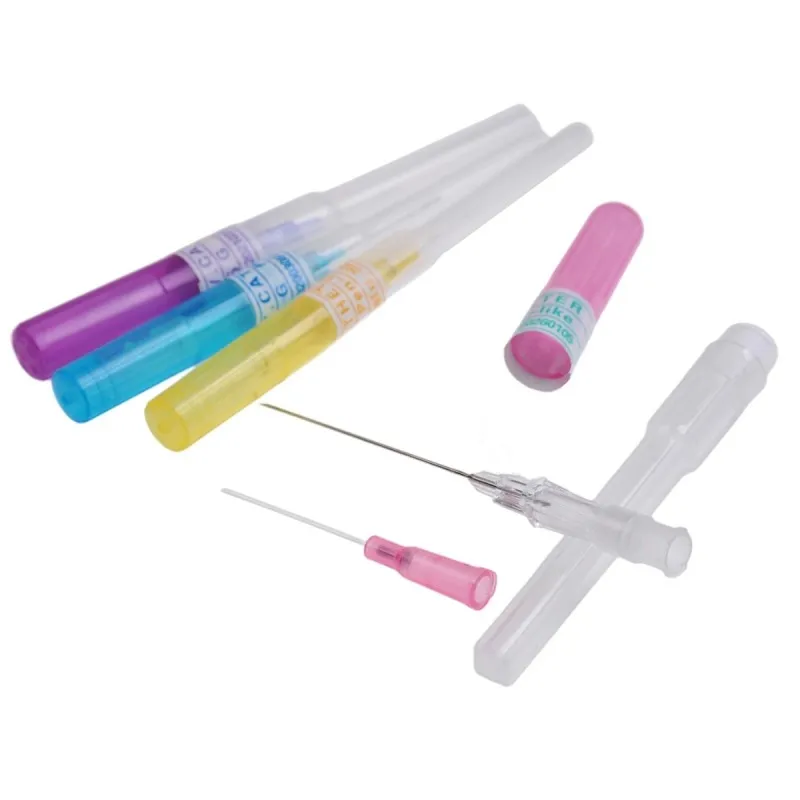 50pcs Veterinary Disposable IV catheter IV Cannula Intravenous Catheter with Needle Injection Type 20G 24G 26G