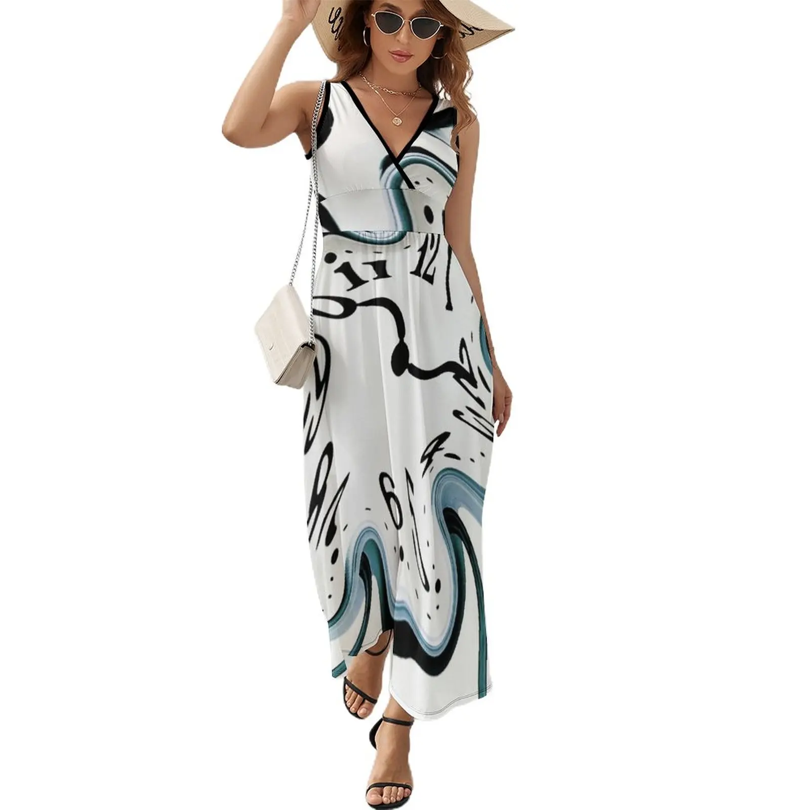 Dali clock Sleeveless Dress summer dresses for women 2023 summer clothes woman dress