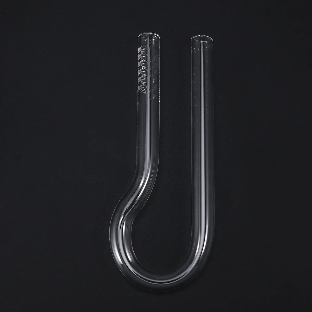 

R Shaped Glass Water Inlet Tube 13cm Corrosion Resistant Aquarium Water Outlet Tube Flow Fish Tank