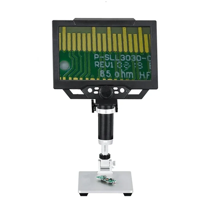 YYHC-Digital Electronic Microscope 9 Inch Adjustable Lcd Display 1-1600x Amplification Magnifier Microscopes Soldering Tools