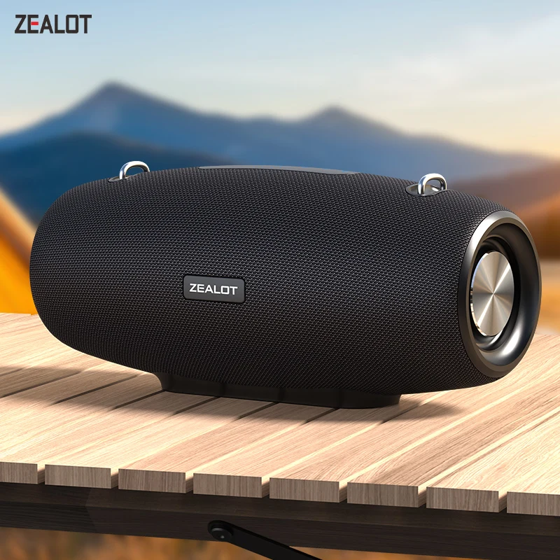 ZEALOT-S67 60 W Bluetooth-Lautsprecher mit Ausgangsleistung, Bluetooth-Lautsprecher mit hervorragender Bassleistung, Hifi-Lautsprecher