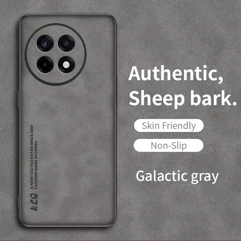 OnePlius 13 13R 전화 케이스의 경우 고급 레트로 가죽 충격 방지 클래식 소프트 TPU 고무 Buiness 스킨 케이스 커버