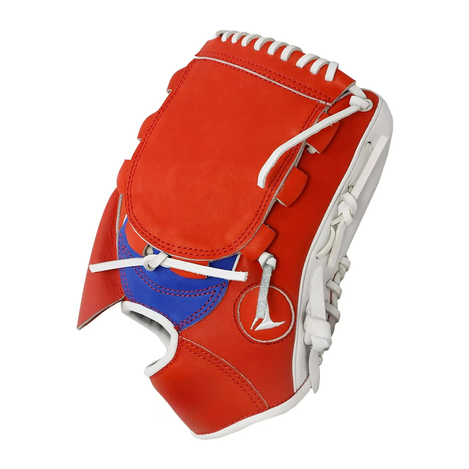 Logo-Stickerei, individuelle Softball-Baseball-Handschuhe, Rindsleder, echtes Leder, Baseball-Catcher