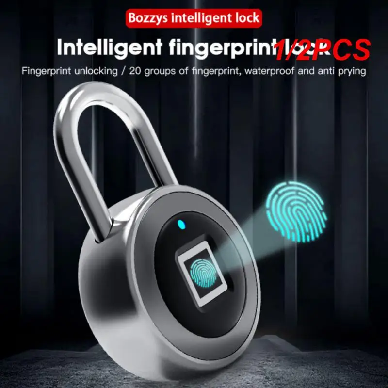 

1/2PCS Tuya Smart Fingerprint Padlock Electronic Door Lock Smart Life APP Remote Unlock Waterproof Security Protection