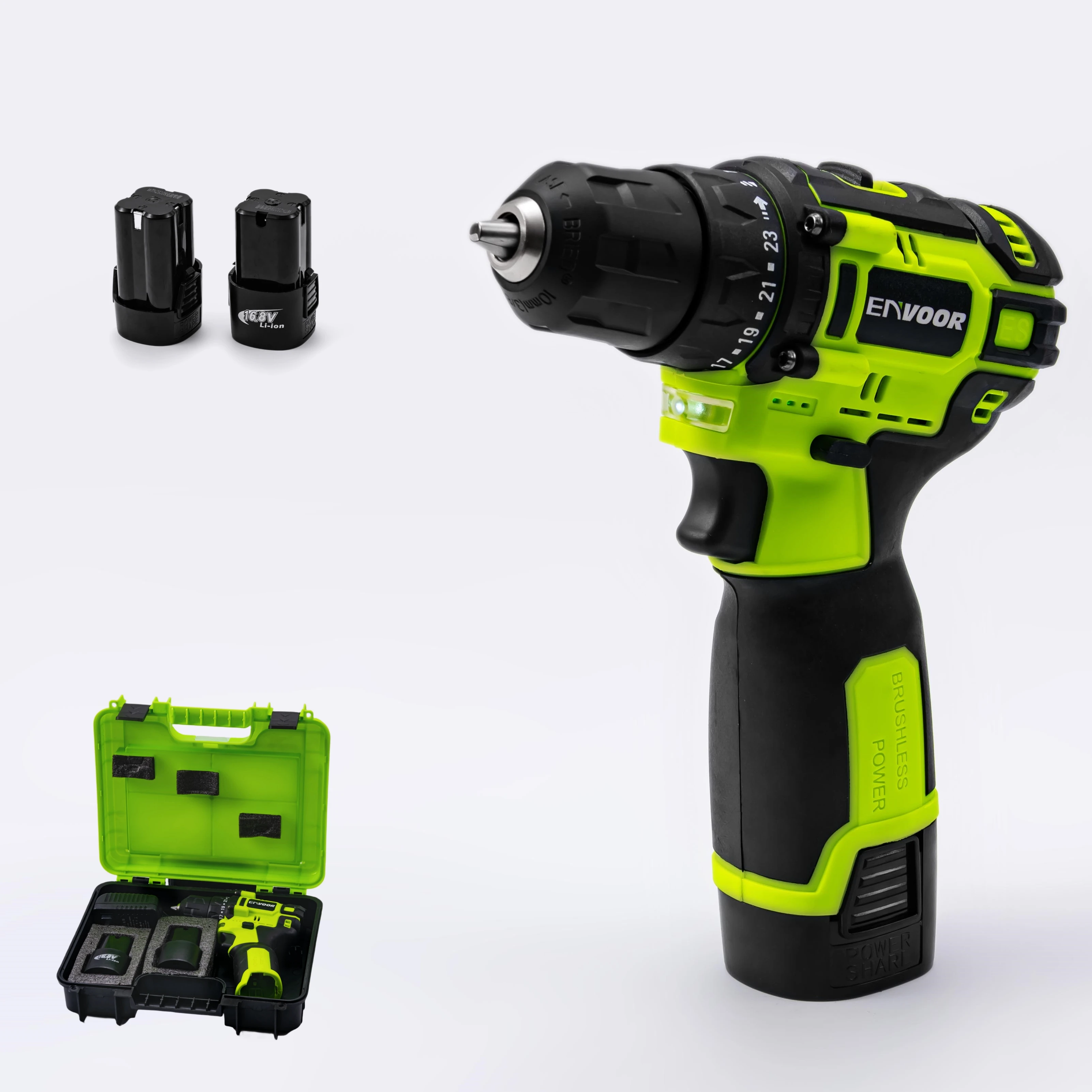 High Durability Two batteries and one charge cordless drill cnc drilling machine for wood