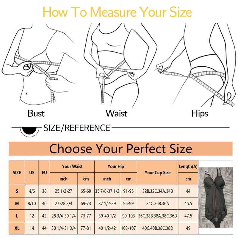 Women Body Shaper White Bodysuits Full Shapewear Built-In Bra Camisole Tops Sexy Tummy Control Slim Lingerie With Underwire Cup