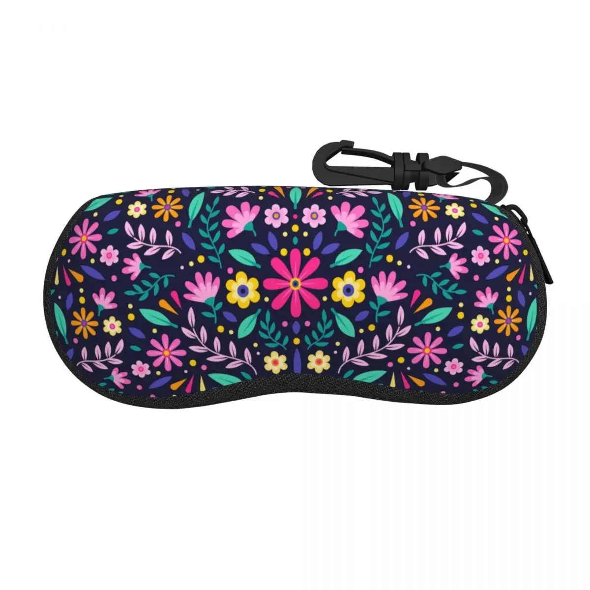 

Custom Colourful Floral Mexican Flowers Glasses Case Cool Shell Eyeglasses Case Sunglasses Box