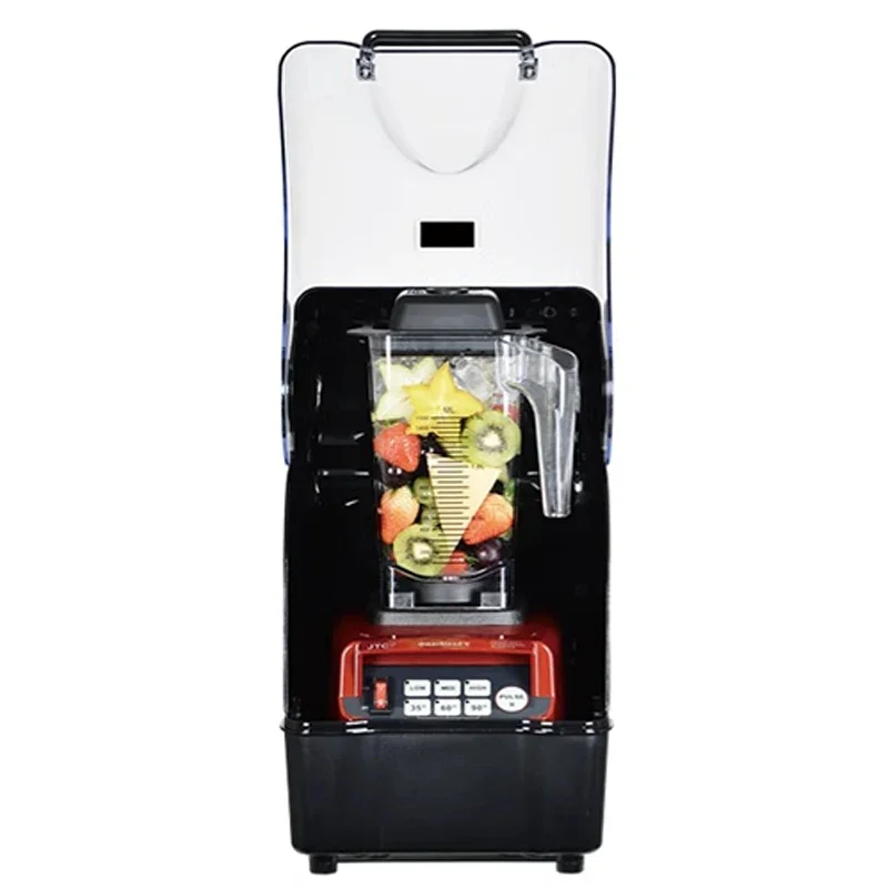 Commercial Blender with Built-in sound enclosure box Multifunctional wall breaking machine 2L 1100W