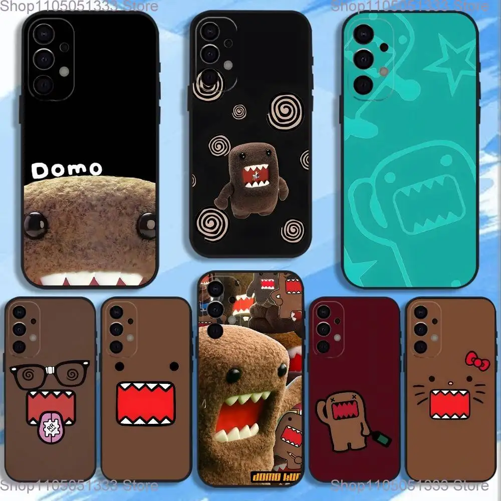 

Cute D-Domo-kun_S Phone Case For Samsung S25,S24,S21,S22,S23,S30,Ultra,S20,Plus,Fe,Lite,5G Black Cover