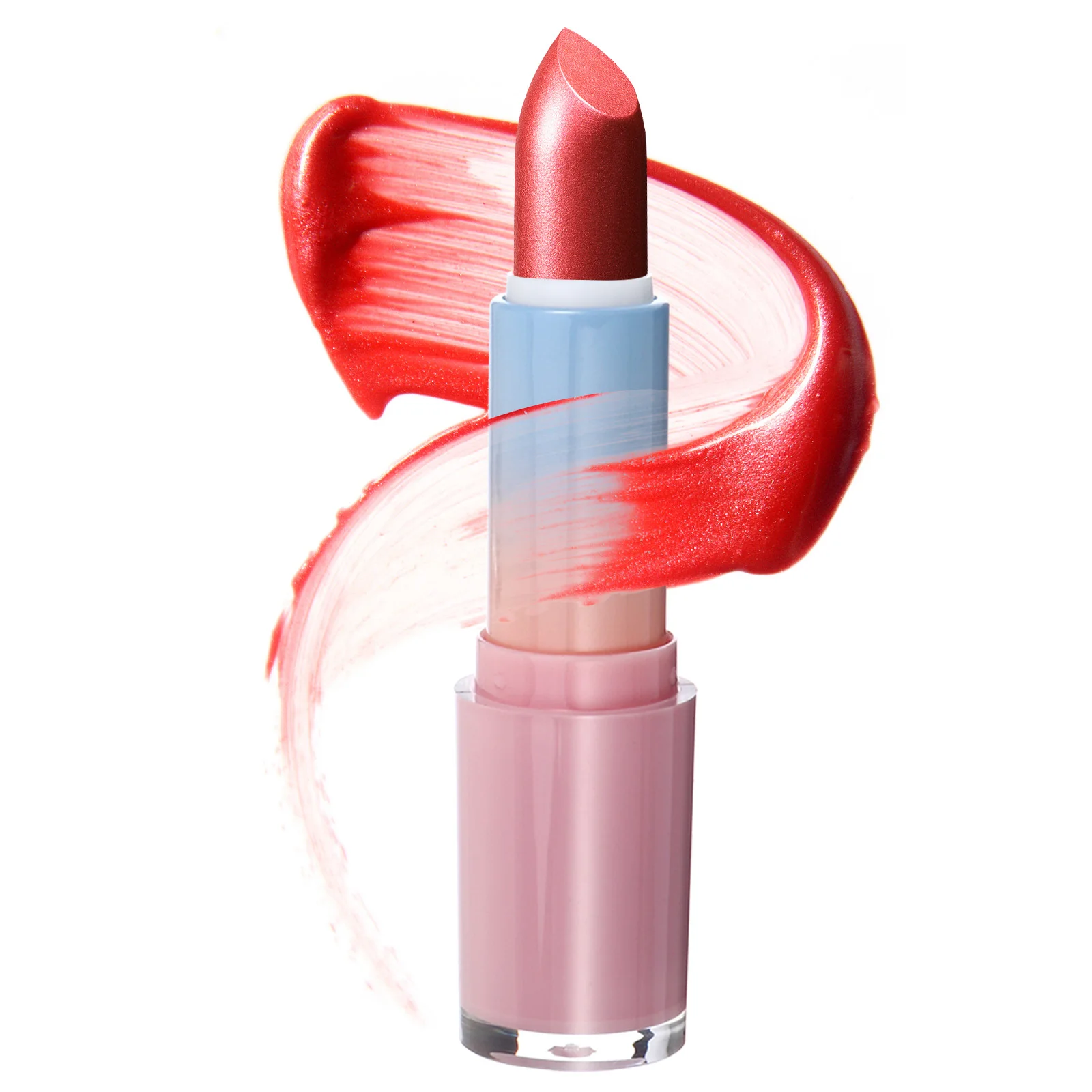 

5Pcs Lipstick Tube Transparent Abs Plastic Portable Empty Lip Balm Containers Travel Refillable Tubes