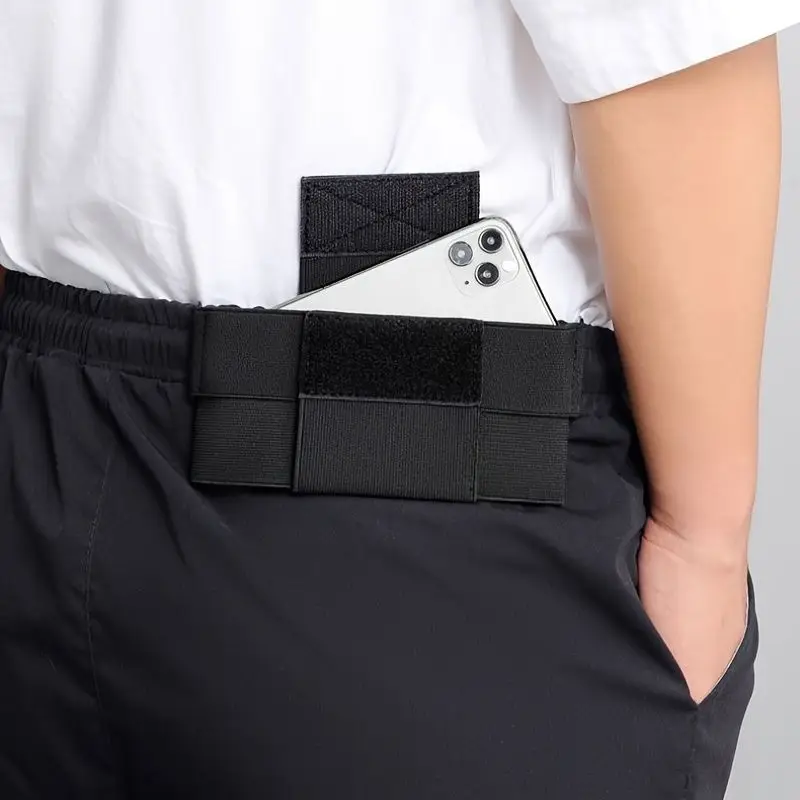 2pcs Sports Invisible Mobile Phone Waist Bag Men's Portable Waist Bag Women's Outdoor