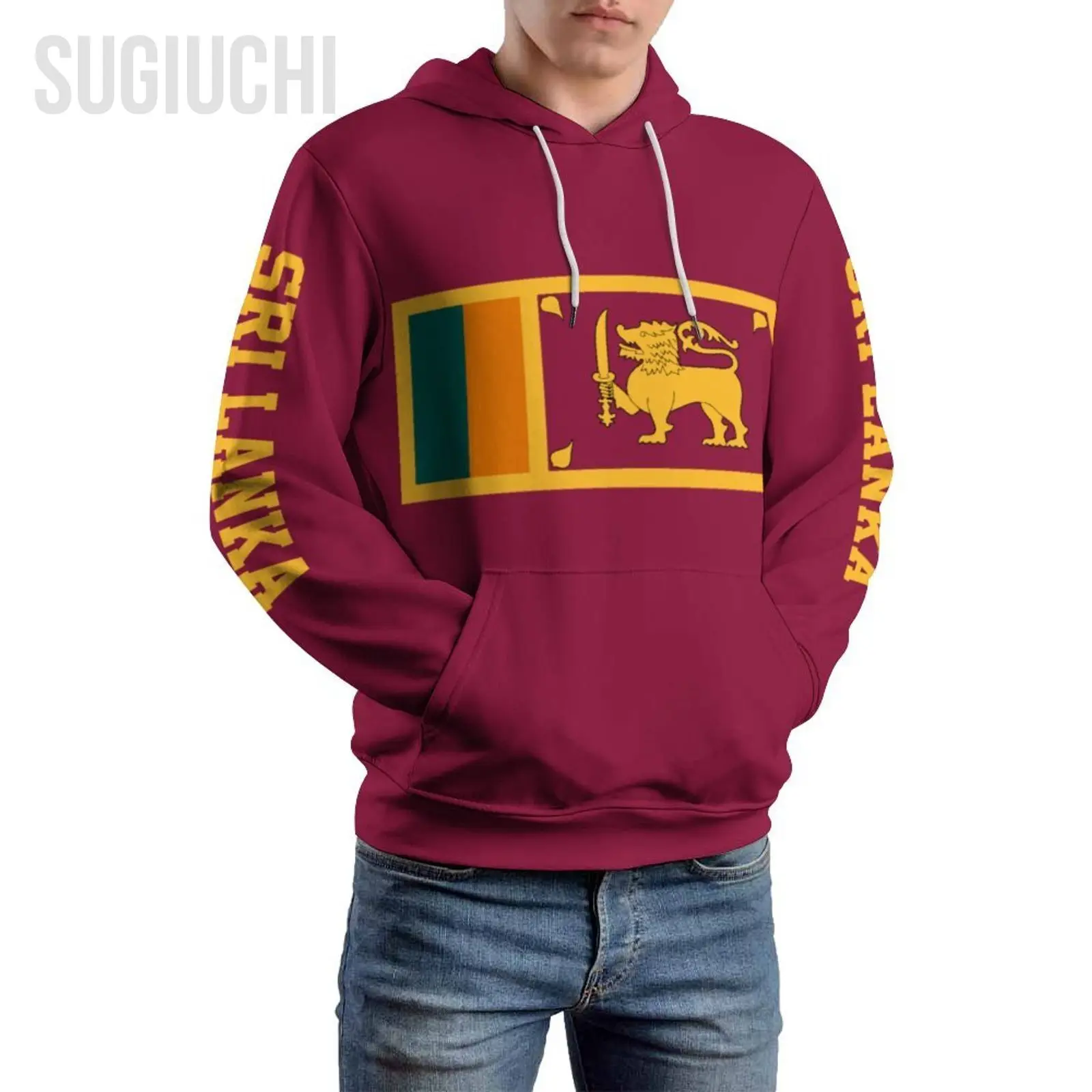 Unisex 3D Hoodie Sri Lanka Flag Men Women Polyester Harajuku Sweatshirt Pullover Hoodies Casual Cool