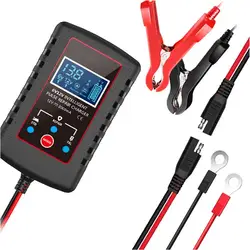 12v Car Battery Charger 6V And 12V Automotive Charger Battery Trickle Maintainer For Car Battery 12v 2Ah-20Ah/motorcycles