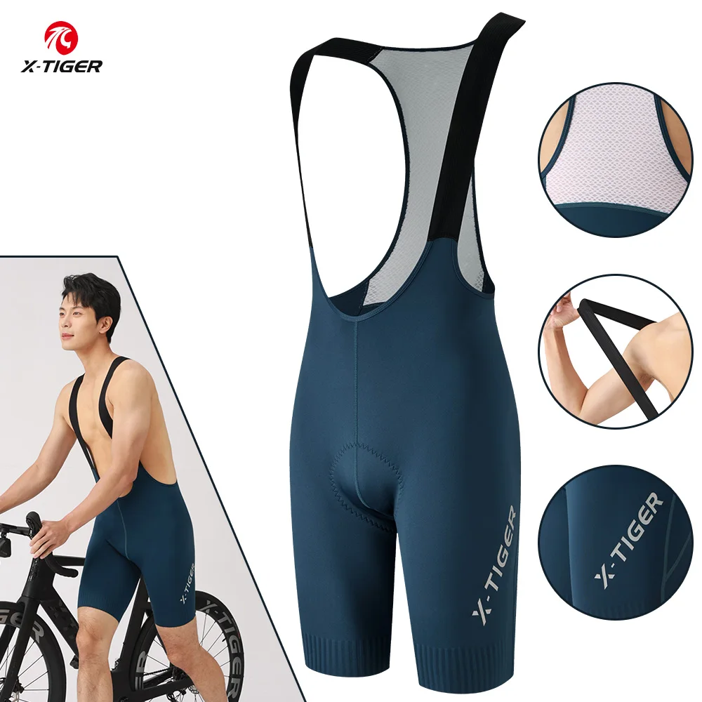 

X-TIGER Cycling Bib Shorts Bike Bicycle Shorts Pants with Pocket Clothes cycling clothes for men Quick Men cycling shorts