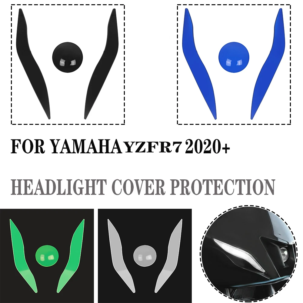 YZF-R7 Front Headlight Cover Guard Protection Acrylic Shield Screen Lens Headlamp Protector For Yamaha YZF R7 YZFR7 2020-2023