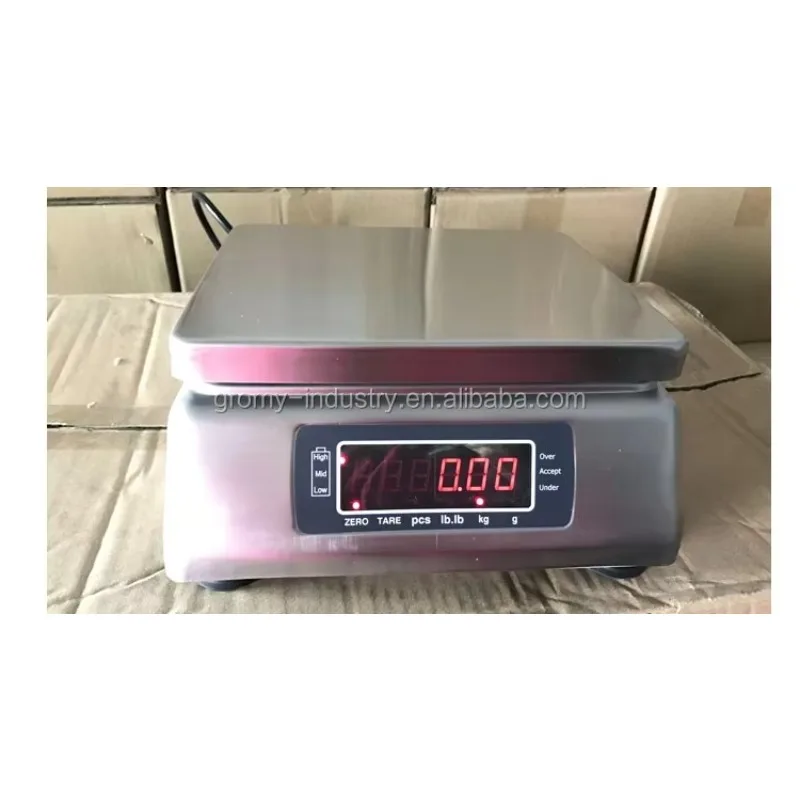 Timbangan Elektronik Tahan Air IP68 Timbangan Meja Digital 600g 1500g 3kg 6kg 15kg 30kg AGT