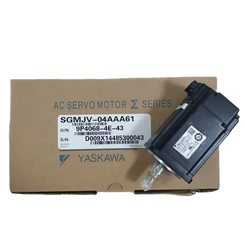 Original YASKAWA AC Servo Motor SGMJV-04AAA61