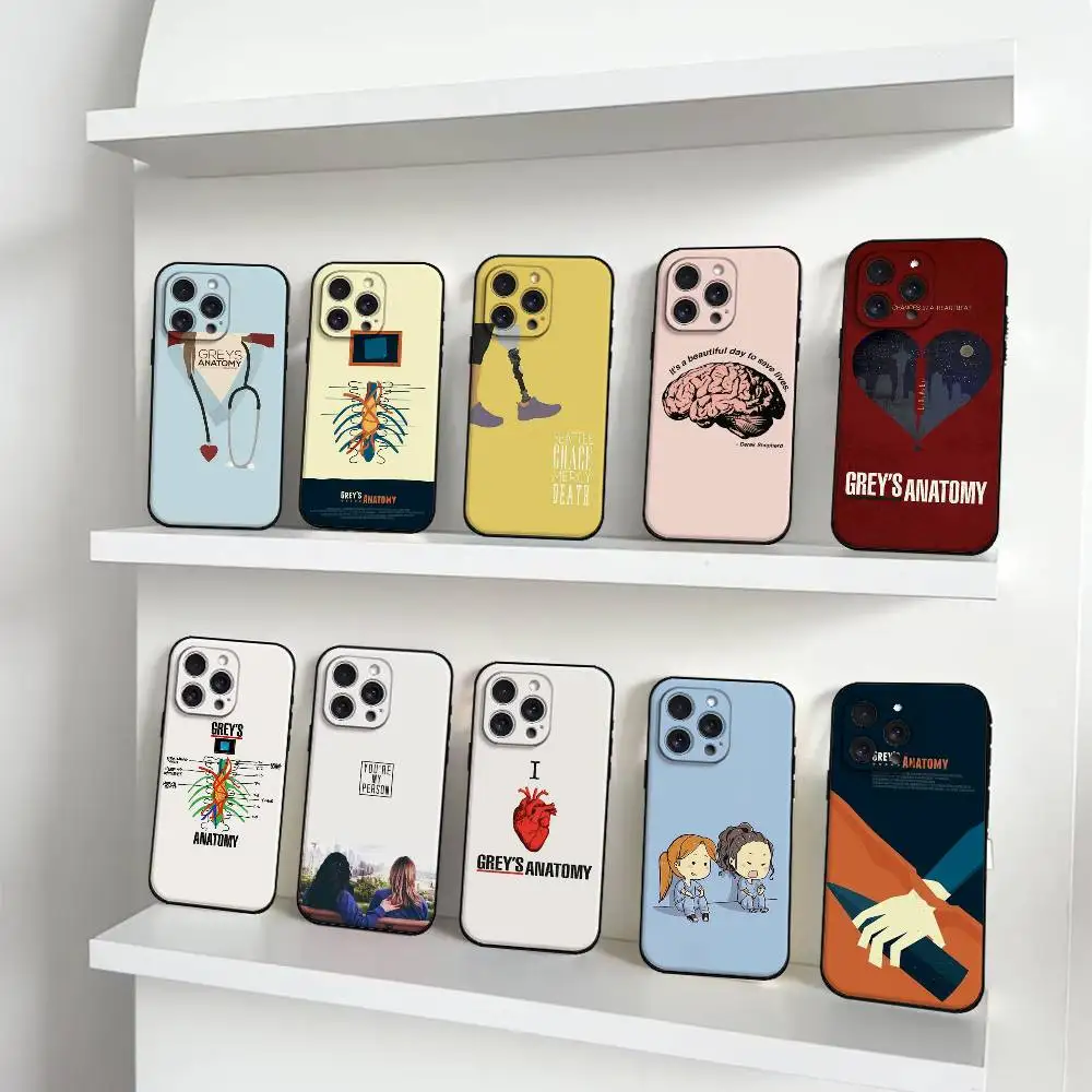 

Чехол для телефона «Серая анатомия» для iPhone 17, 15 Pro Max, 14 Pro, 12, 11, 13 Mini, X, XR, XS, 16 Plus, SE (задняя крышка)