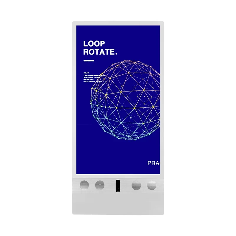 43 بوصة مقاوم للماء الشمس قابل للقراءة 4K TV كشك IP65 1500 Nits الإعلان البطارية في الهواء الطلق الطوطم شاشة LCD شاشة لافتات رقمية #6