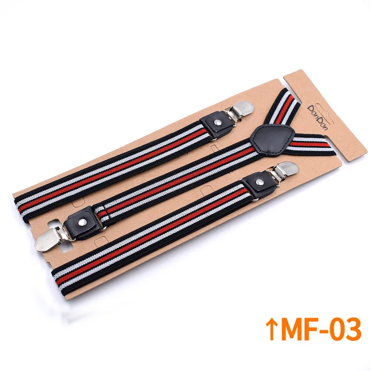 Suspenders Dress Belt Striped Men Women Adult Braces Leather Adjustable 3 Clips Male Pants Straps Jockstrap Hombre Suspensorios